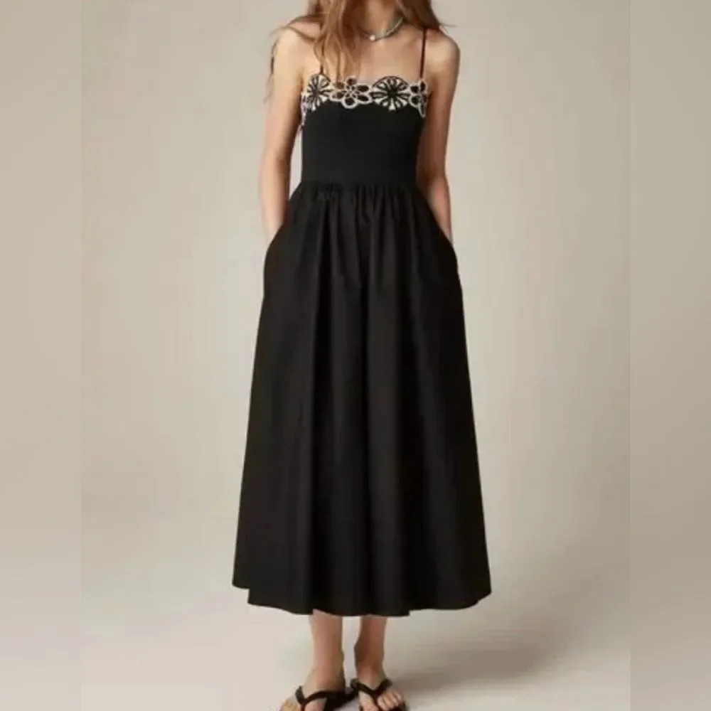 J.Crew Crochet mixy dress NWT Size M - Picture 2 of 12